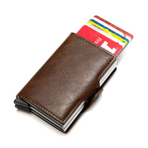 bags : Romeo RFID Wallet - Pasjesbeschermer tegen Diefstal - Donkerblauw in van Pantino