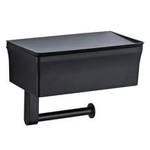 home & garden : Toiletrolhouder Zwart - Elegant Functioneel Badkamer - RVS in Zwart van Pantino