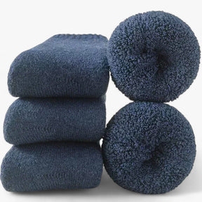 other : Thermosokken Wol - Comfortabele & Warme Donkergrijze Wollen Sokken voor Dames & Heren in Marineblauw van Pantino
