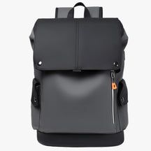 bags : Rugzak Donkergrijs - Stijlvolle Waterdichte Laptop met USB Opladen in Donkergrijs van Pantino