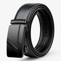 Belt : Riem Heren Zwart - Luxe Automatische in Zwart 1 van Pantino