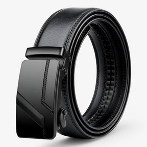 Belt : Riem Heren Zwart - Luxe Automatische in Zwart 1 van Pantino
