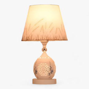 home & garden : EuroCrystal - Tafel Lamp van Kristal in Europese Stijl - Elegante en Romantische Decoratieve Verlichting voor Nachtkastje in D van Pantino