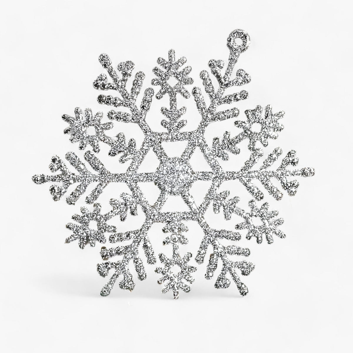 home & garden : Pendentif Sneeuwvlok - Voeg een Sprankelende Touch Toe aan Uw Kerstboom - Goud in Zilver 12Stukken van Pantino