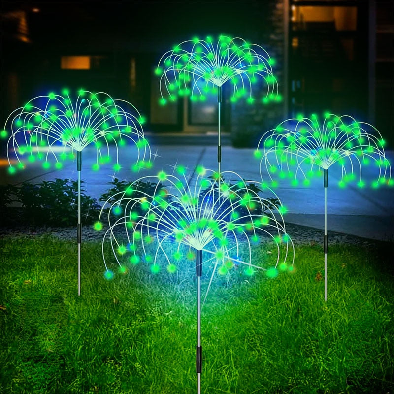 outdoor equipment : Waterdichte Solar Vuurwerklamp - Tuin Feestverlichting - Solar LED in van Pantino