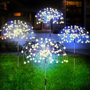 outdoor equipment : Waterdichte Solar Vuurwerklamp - Tuin Feestverlichting - Solar LED in Wit 120 LED van Pantino