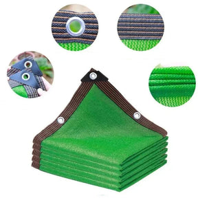 outdoor equipment : Zonneschermnet Zwart HDPE - UV Werend Schaduwdoek voor Terras & Tuin in Groen 2x2M van Pantino
