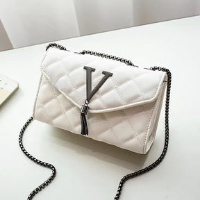 bags : Belle Handbag Leer Zwart in White van Pantino
