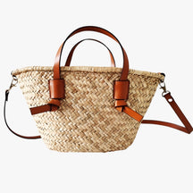 Tote Bag : Strandtas in Net voor Dames - Grote Capaciteit en Zomers Uiterlijk - Bruin in bruin (30cm<Max Lengte<50cm) van Pantino