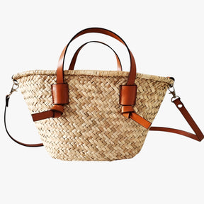 Tote Bag : Strandtas in Net voor Dames - Grote Capaciteit en Zomers Uiterlijk - Bruin in bruin (30cm<Max Lengte<50cm) van Pantino