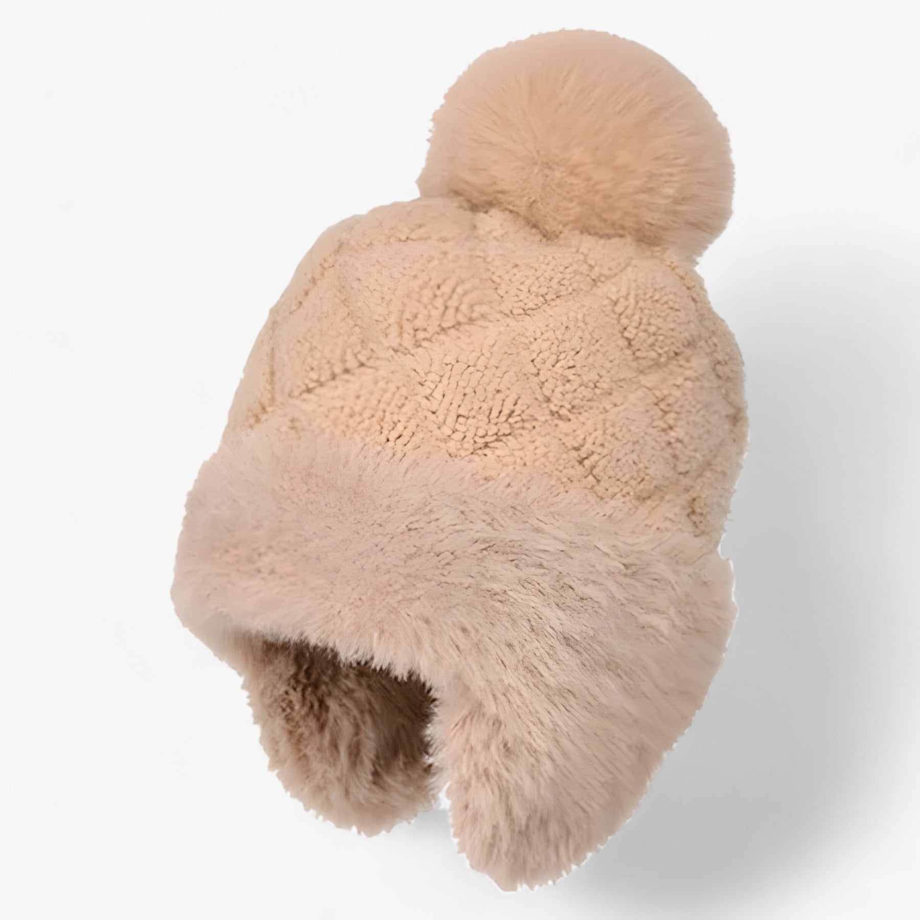 Winter Hat : Muts Beige - Warme Gevoerde Wintermuts - Stijlvolle Bescherming Tegen de Kou in Khaki van Pantino