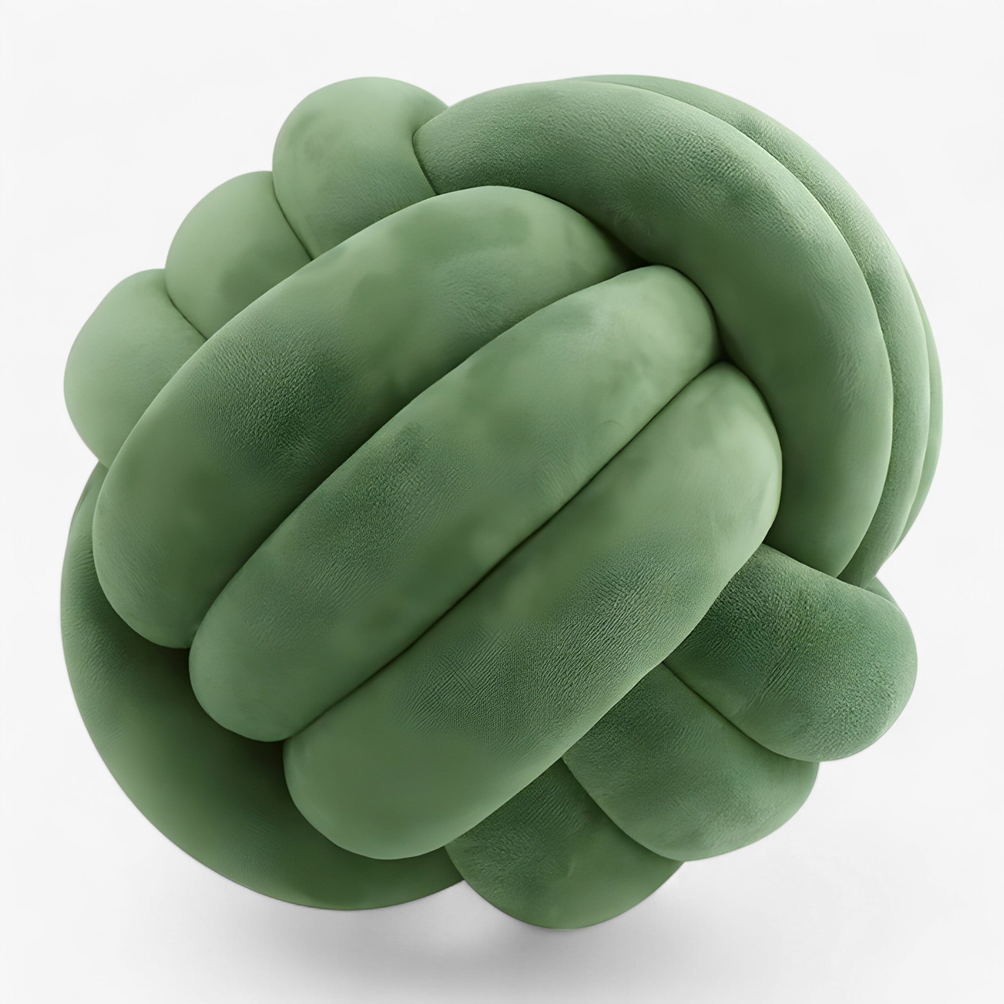 house & garden : Round Knot Pillow Cover - Cuddle and Decorative in Green