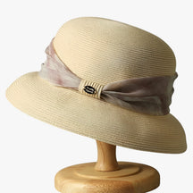 Sun Hat : Natuurlijke Bescherming met een Stijlvolle Zonnehoed - Zwart in Beige 56-58 van Pantino