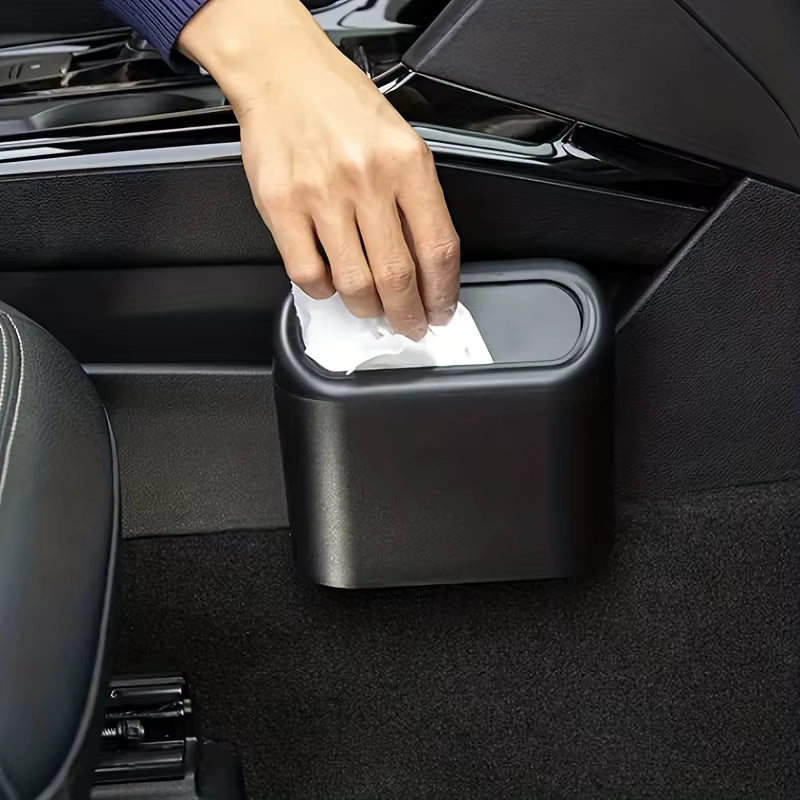 home & garden : Compacte Auto Afvalbak met Drukdeksel – Kleine Afvalbak voor de Auto in van Pantinoshop