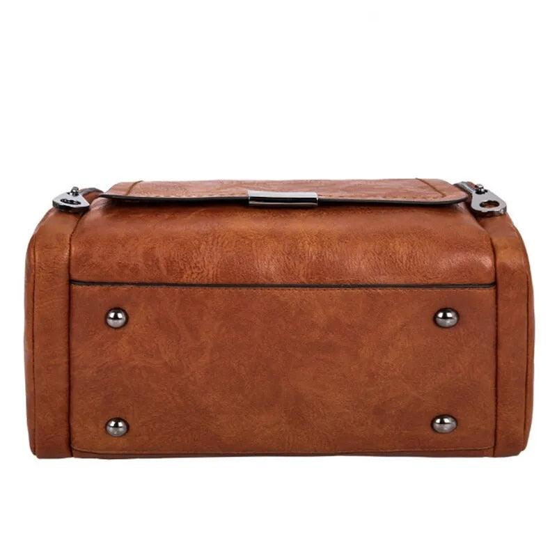 Tassen : Vintage Schoudertas Dames Groen - Retro Stijl in van Pantino