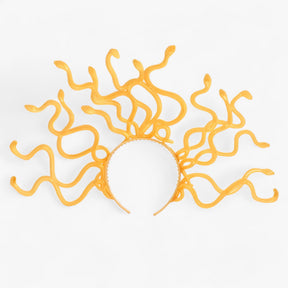 Headband : Snake Hoofdband - Cosplay Kostuum & Rave Party haar Hoop - Goud in Goud van Pantino