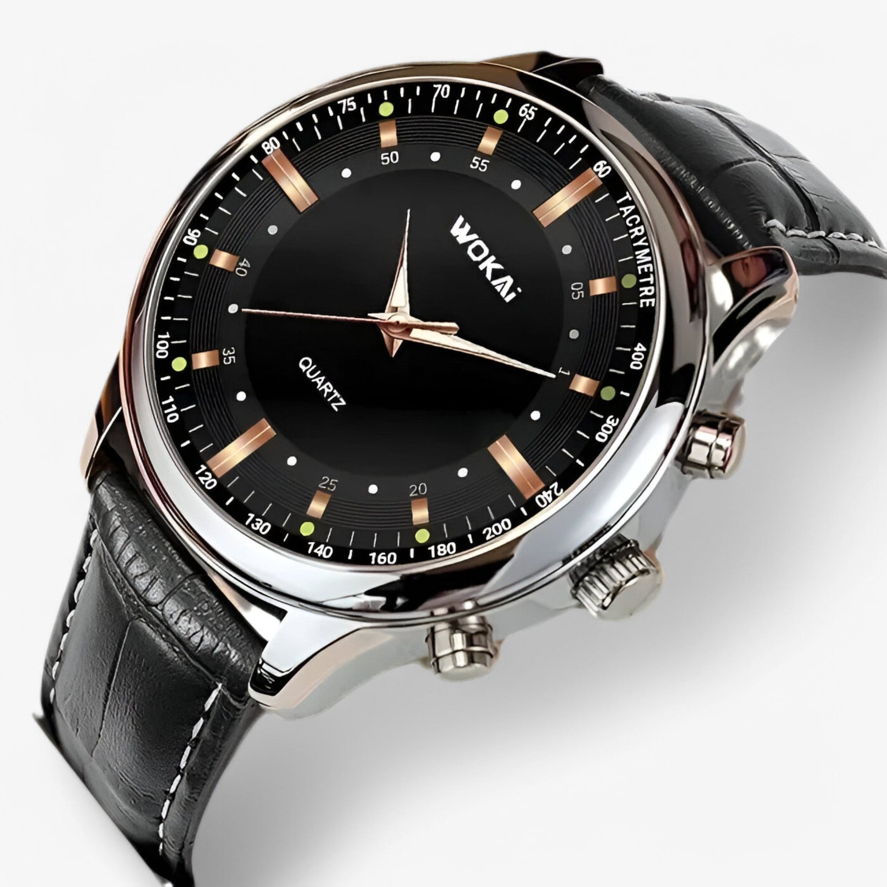 watches : Horloge Zwart - Klassiek Quartzhorloge in van Pantino