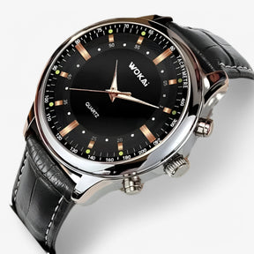 watches : Horloge Zwart - Klassiek Quartzhorloge in van Pantino