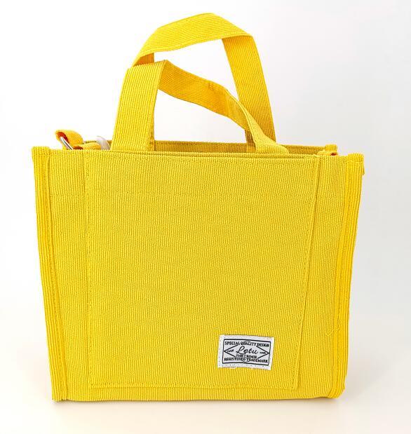 Dress : Vintage Combi-Tas - Groen in Geel van Pantino
