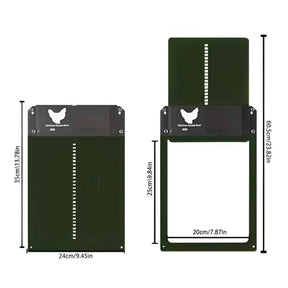 Chicken Coop Door : Automatische Solar Deur PRO+ voor Kippenhok - Lichtsensoren & Slimme Timer in van Pantino