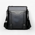 Borsa a tracolla nera - pelle PU - pratica ed elegante