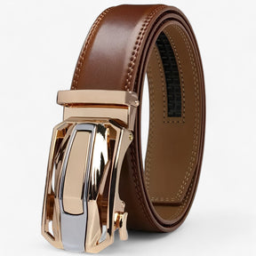 Men's Leather Belt : Riem Zwart - Echt Leren met Stijl en Duurzaamheid in van Pantino