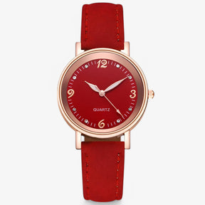 watches : Roestvrij Staal Kwarts Horloge - Paars in Rood van Pantino