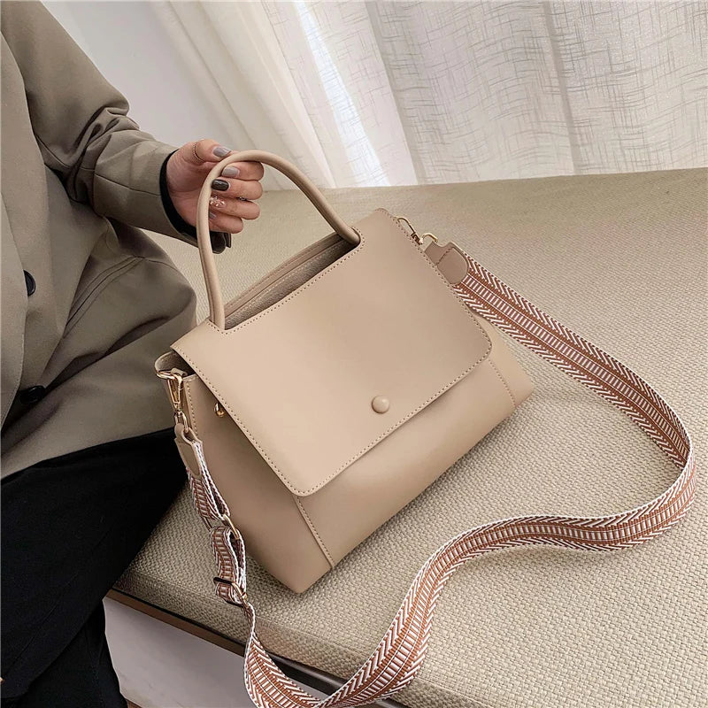 bags : Satchel Tas Dames Khaki - Urban Chic in van Pantino