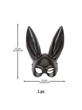Costume Mask : Bunny Mask Cosplay - Opvallende Kostuumlook - Zwart in van Pantino