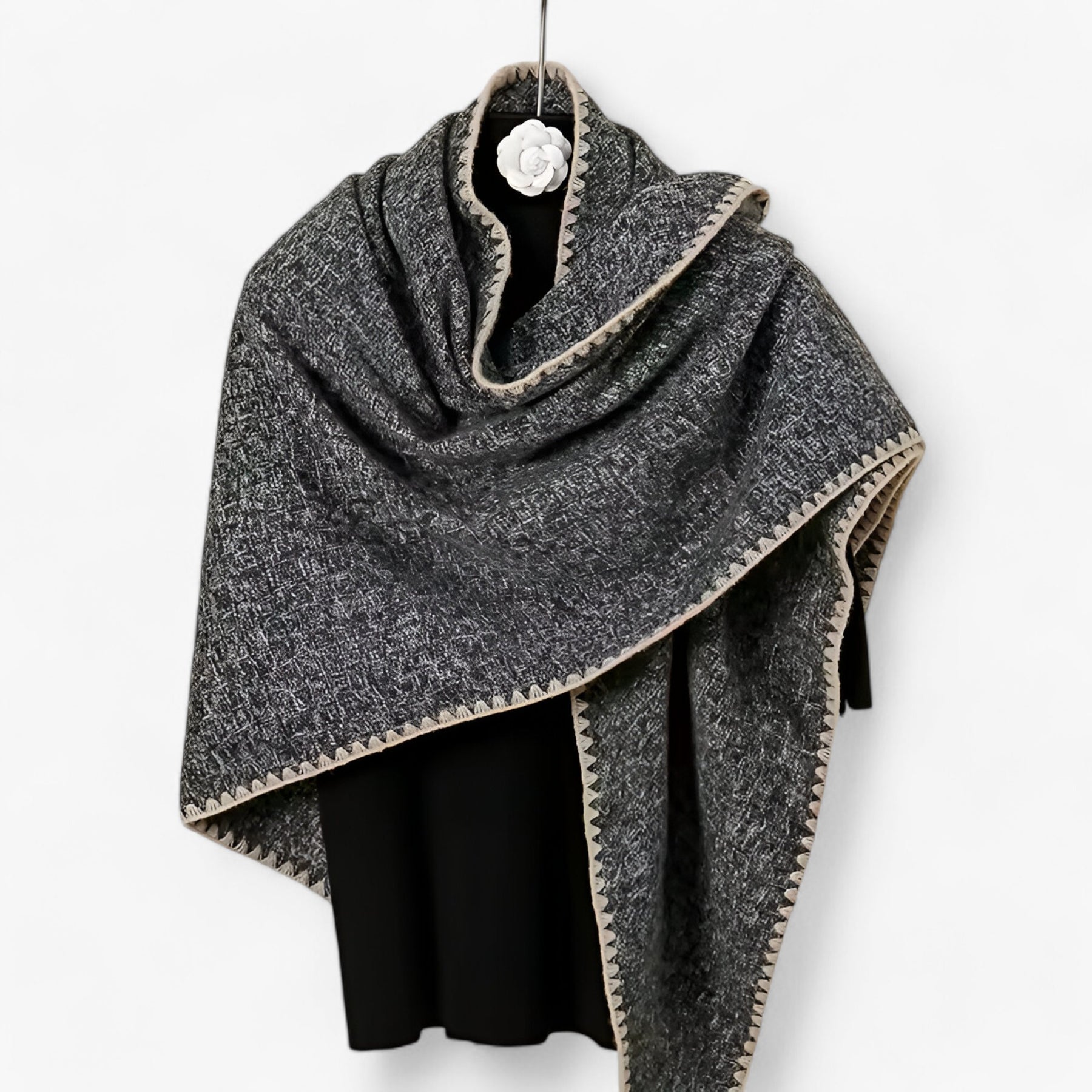 Pashmina Scarf : Effen Pashmina Driehoek - Stijlvolle Warmte voor Elke Gelegenheid in van Pantino