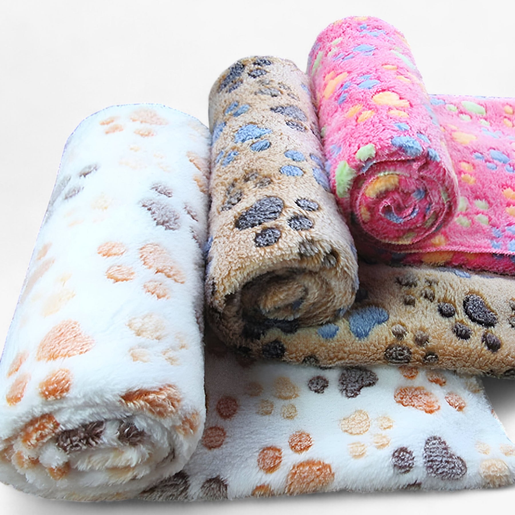 pets : CozyPaw - Warme Fleecedeken voor Huisdieren - Wit in van Pantino