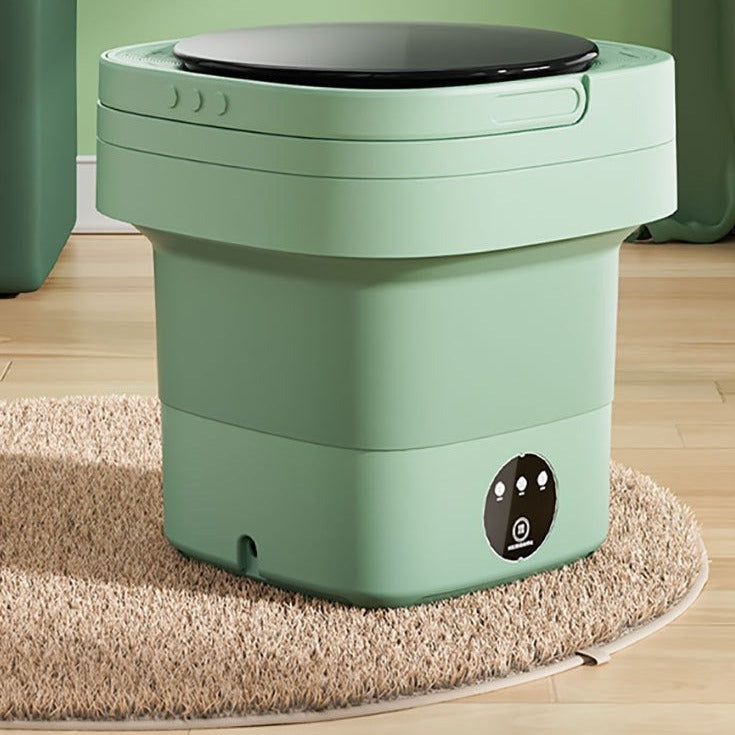 home & garden : FoldaWash - De Handige Opvouwbare Mini Wasmachine met Droger - Groen in van Pantino