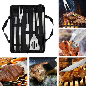outdoor equipment : BBQ Gereedschapsset Roestvrij Staal in van Pantino