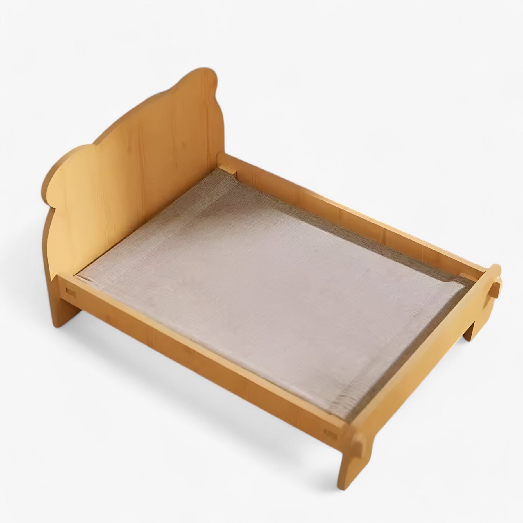pets : LuxuKat - Massief Houten Kattenbed - Duurzaam, Comfortabel & Stijlvol in C van Pantino