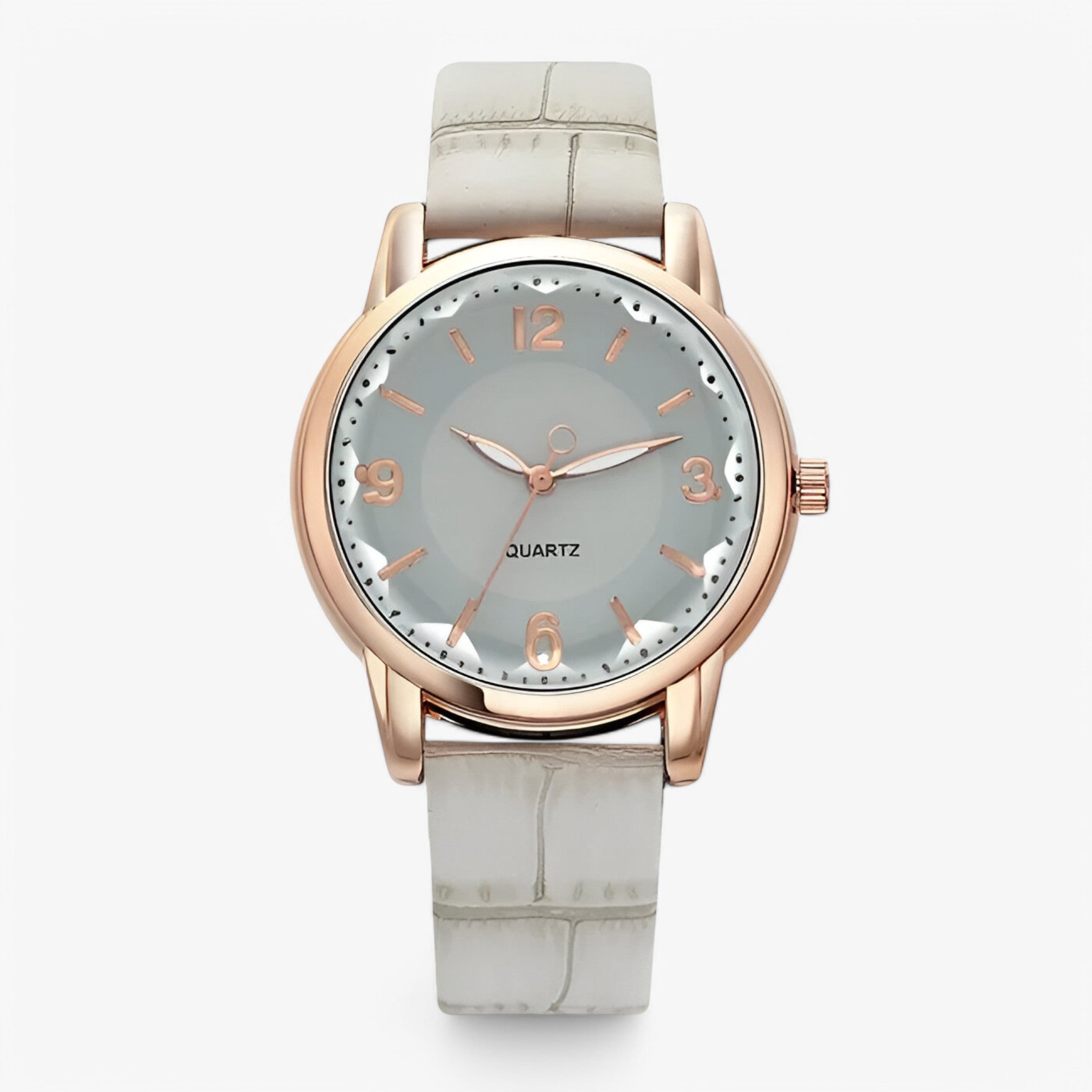 Watch : Elegant Design Luxe Quartz Dameshorloge - Lichtpaars in grijs van Pantino
