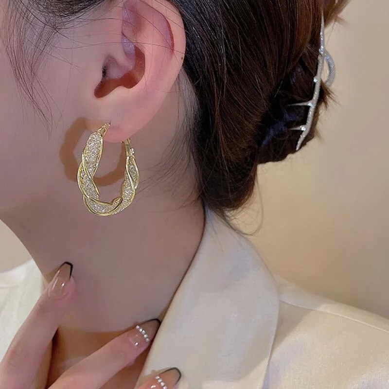 Earrings : Oorbellen Goud - Jewelance Twist - Fashion Twist in Goud van Pantino