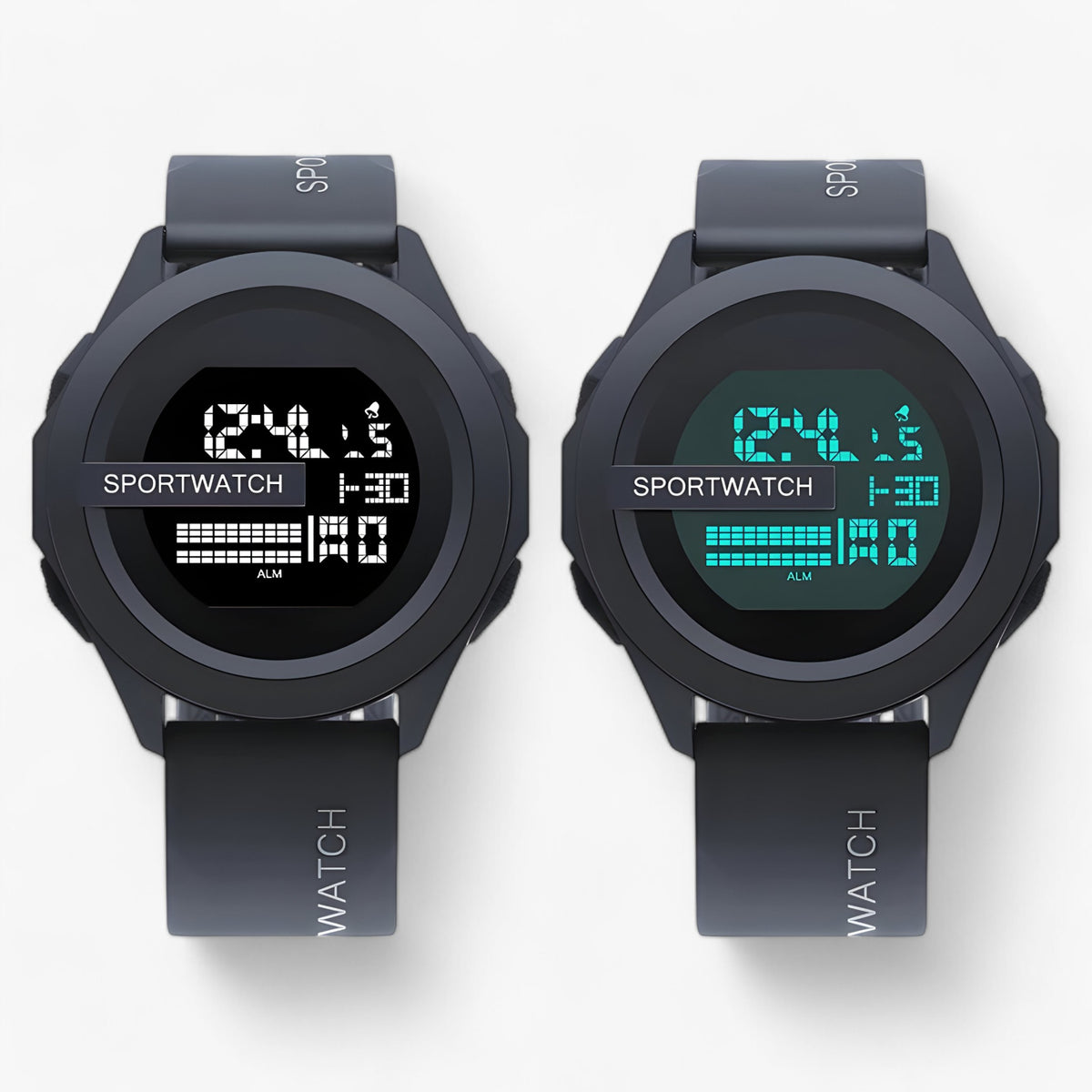 watches : Waterdichte Digitale Horloge A-Leemgroen - Robuust & Betrouwbaar voor Elk Avontuur in van Pantino