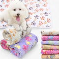 CozyPaw - Manta cálida de forro polar para mascotas - Blanca
