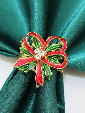 home & garden : 6 Kerstservettenringen met Dennenappels - Perfect in I van Pantino
