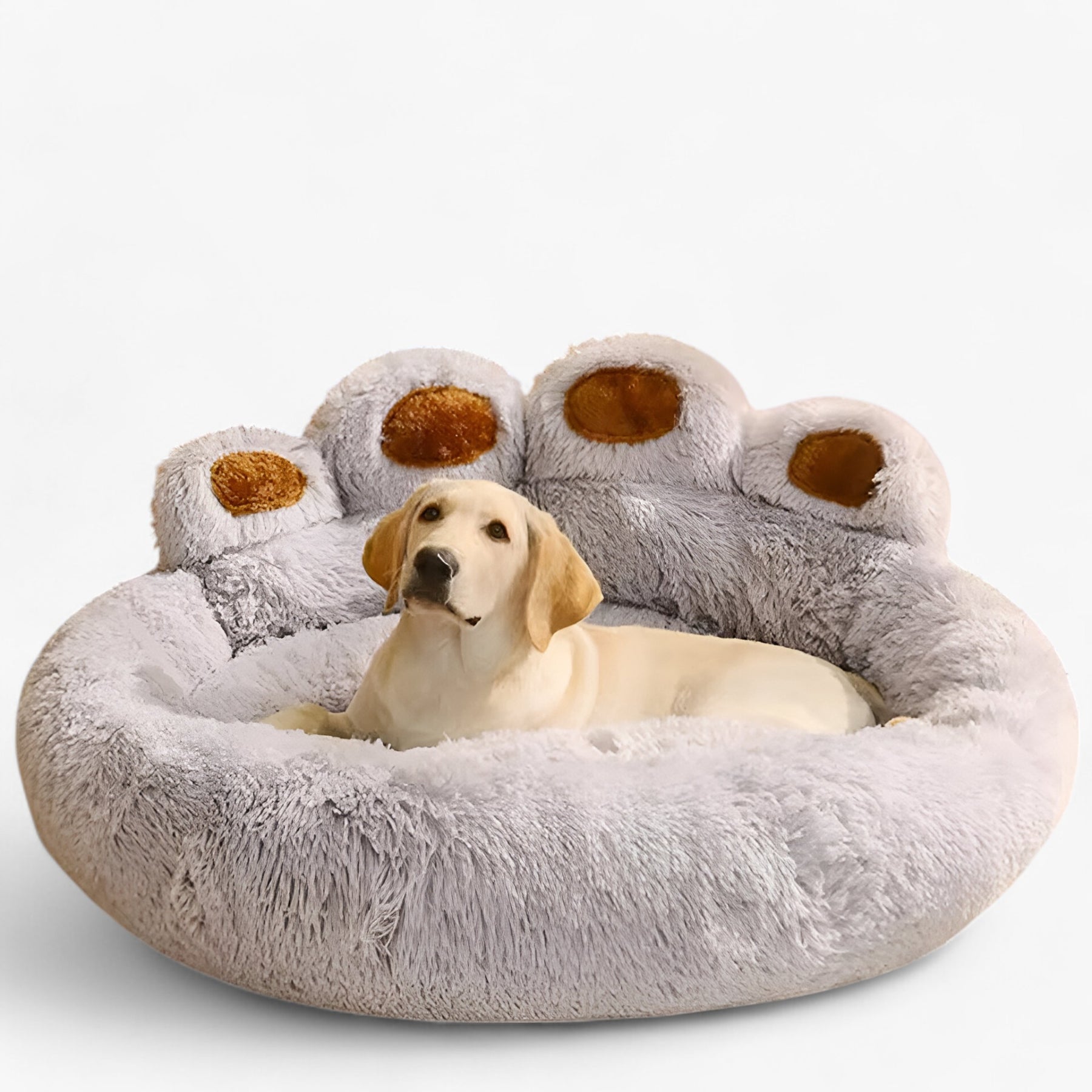 pets : Fido Fluff - Pluizig en Comfortabel Hondenbed in van Pantino