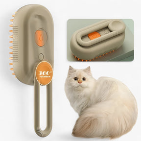 pets : Elektrische Stoom - En Massageborstel voor Huisdieren - Witte Kleur in van Pantino