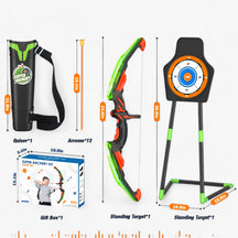 outdoor equipment : Adventure Bow Kit - Actief Buitenplezier - Groen Blauw in Groen van Pantino