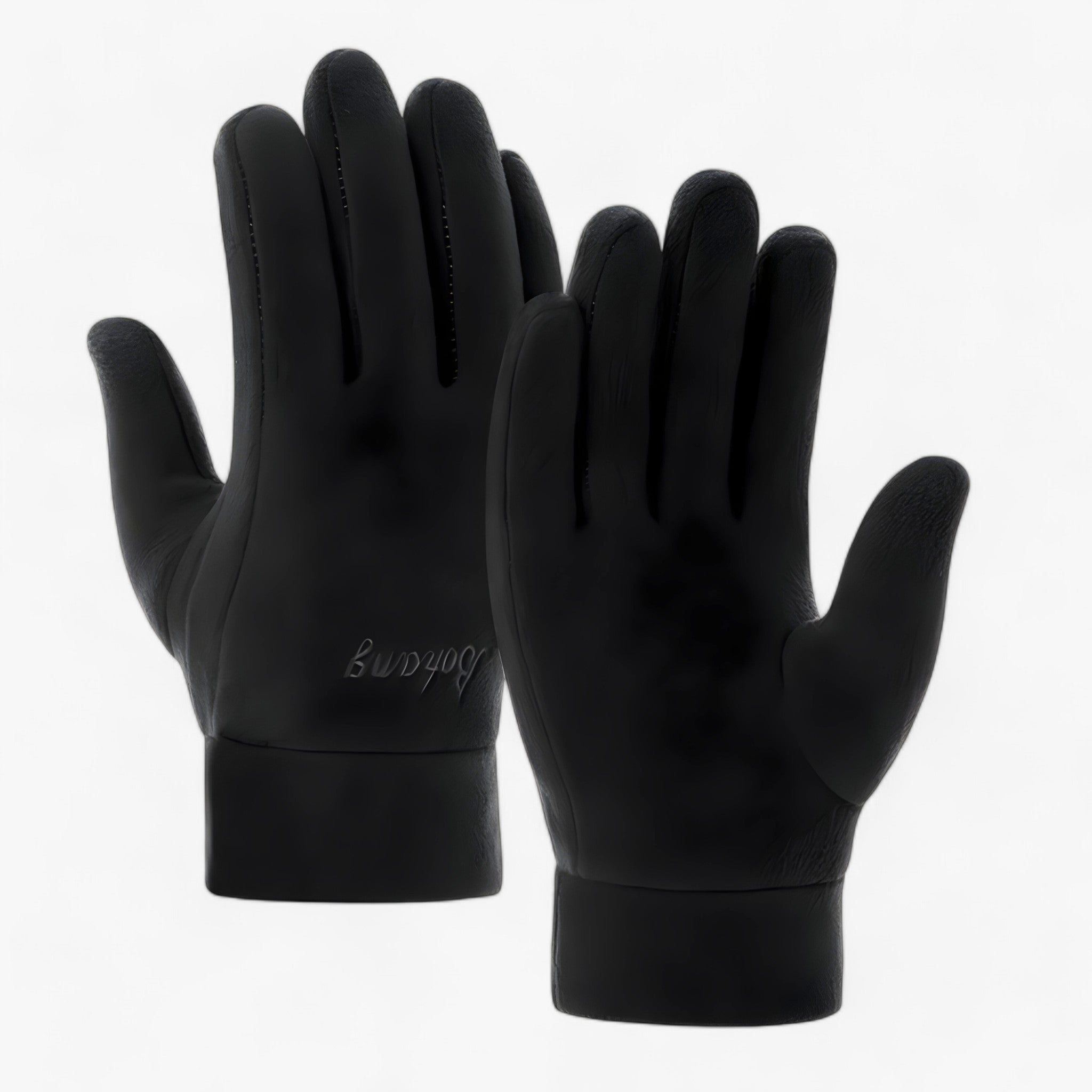 outdoor equipment : Unisex Thermohandschoenen - Warmte en Comfort in de Buitenlucht - Zwart in Zwart One size van Pantino