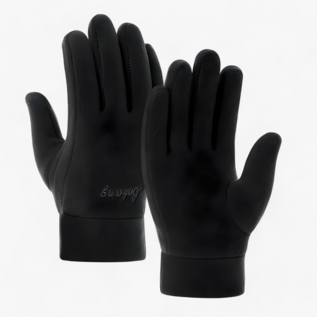 outdoor equipment : Unisex Thermohandschoenen - Warmte en Comfort in de Buitenlucht - Zwart in Zwart One size van Pantino