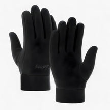 outdoor equipment : Unisex Thermohandschoenen - Warmte en Comfort in de Buitenlucht - Zwart in Zwart One size van Pantino