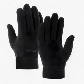 outdoor equipment : Unisex Thermohandschoenen - Warmte en Comfort in de Buitenlucht - Zwart in Zwart One size van Pantino