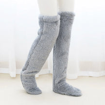 Socks : ComfySocks - Blijf Knus en Warm Deze Winter - Blauw in Grijs One Size van Pantino