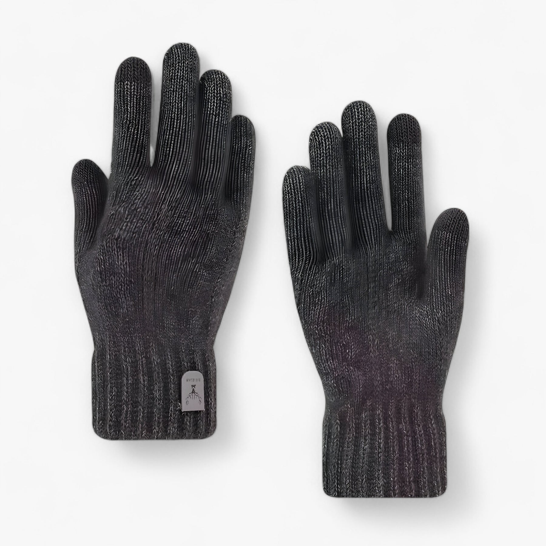 Gloves : Handschoenen Heren Donkergrijs - Warme Winter Touchscreen Plus Fleece - Perfect voor Koud Weer in Donkergrijs van Pantino