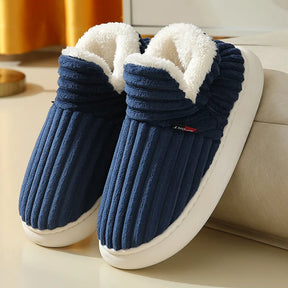 other : HappySlides - Warme en Comfortabele Sloffen - Grijs in Blauw van Pantino