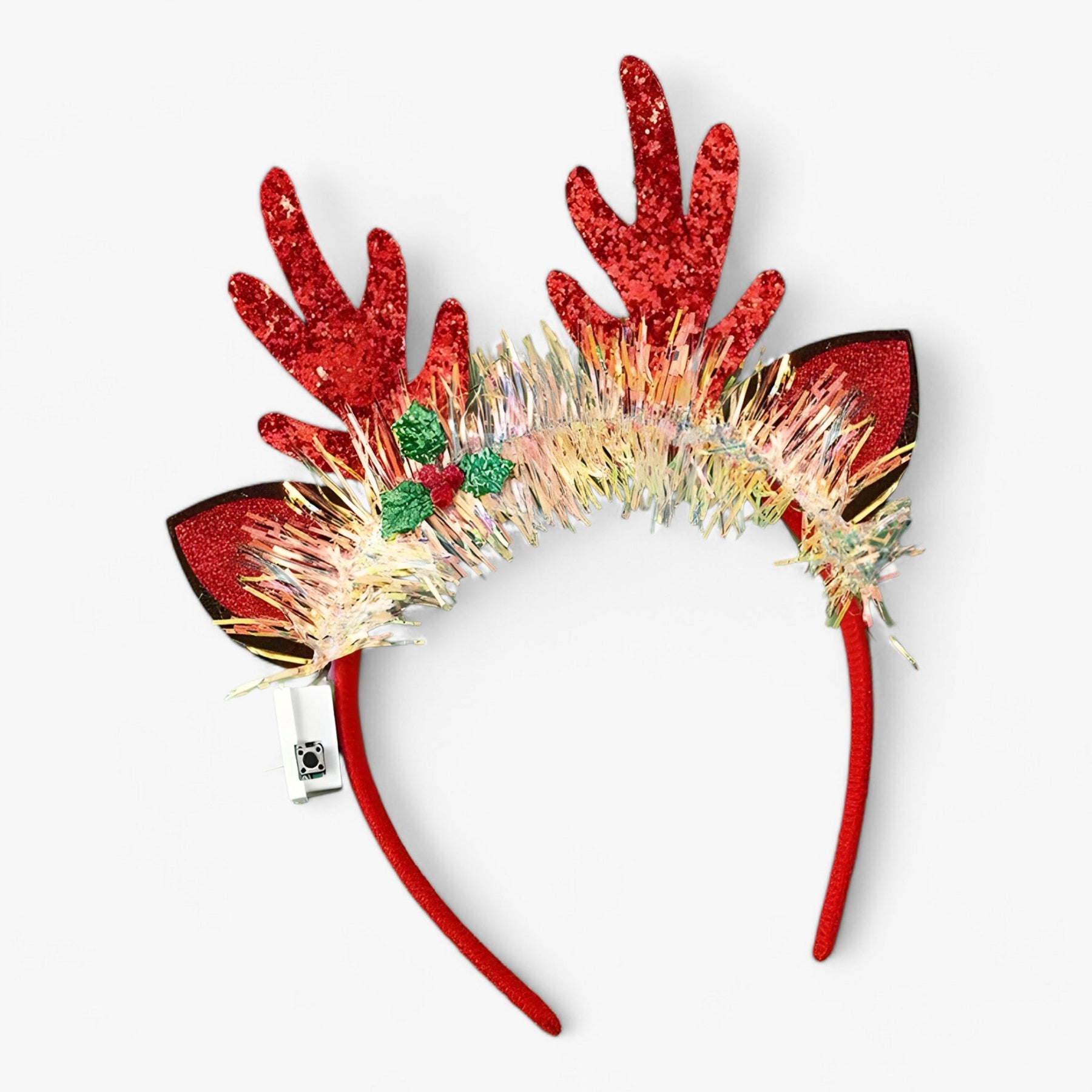 Headband : Hoofdband Dames - Kersttiara met Sneeuwvlok LED-Verlichting - Feestelijke voor Meisjes en in 5 van Pantino